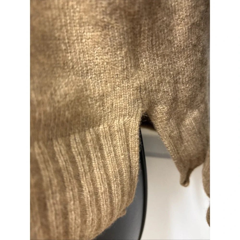 Jenni Kayne‎ Woman's Brown Wool Blend Crewneck Sweater - Size 1X